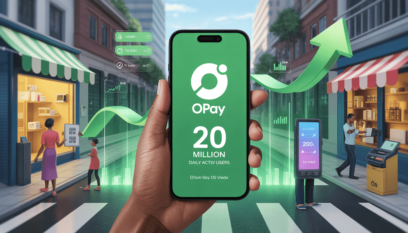 OPay با عبور از ۲۰ میلیون کاربر فعال روزانه، وارد فهرست ۱۰ فین‌تک برتر جهان شد